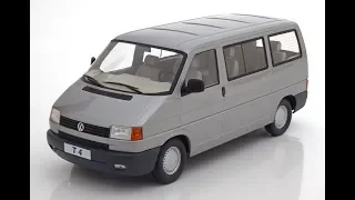 KK Scale VW Bus T4 Caravelle 1992 grey 1/18