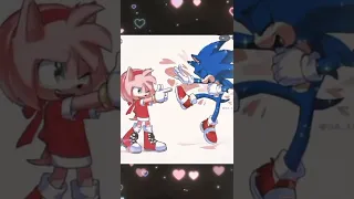 Sonic and Amy love 💕💙