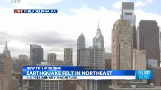 4.8 earthquake rattles east coast: New York City and Northeastern areas react