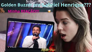 Reagir à audição do Gabriel Henrique no America's Got Talent: "Run to You" ~ Rafaella Olivia