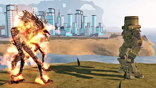 Cherno Alpha vs Cleric Muto Battle | Kaiju Universe