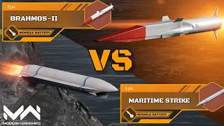 New Missile Maritime Strike Vs Brahmos-II | Epic Missile Comparison | Modern Warships