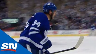 Auston Matthews Scores First Of The Playoffs After Andreas Johnsson Freezes Tuukka Rask