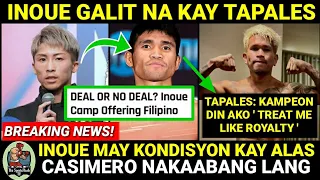 TAPALES: MASAMA LOOB 'TREAT ME LIKE ROYALTY' INOUE GALIT NA | Inoue May Kondisyon Kay CASIMERO