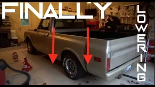 Installing 5 inch Rear Lowering Springs | Chevy C10 ep. 19