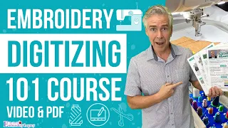 Embroidery Digitizing 101 🎓  | Essentials EVERY Embroiderer Should Know 🧵 | Master Your Software