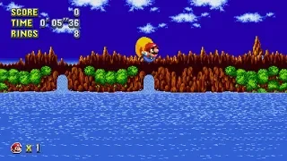 Cape Mario in Sonic Mania Plus - Sonic Mania Plus Mod Showcase