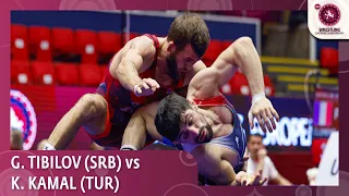 G. TIBILOV (SRB) vs. K. KAMAL (TUR) | 2024 Seniors European Championships | Qualification | GR 60Kg