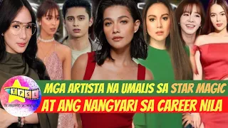 Mga ARTISTA na UMALIS Sa STAR MAGIC at Ang NANGYARI sa CAREER Nila | Bea Alonzo, Claudine Barretto