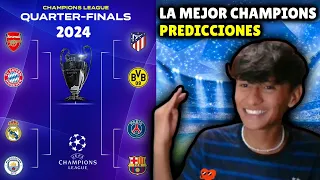 PREDICCIÓN PARA CUARTOS DE FINAL - CHAMPIONS LEAGUE 2024 - CAMPEÓN