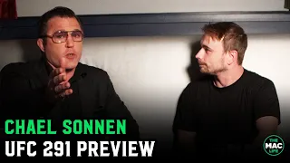 Chael Sonnen Predicts Poirier/Gaethje & Talks Hotel Run-In: "There was only 9 of them"