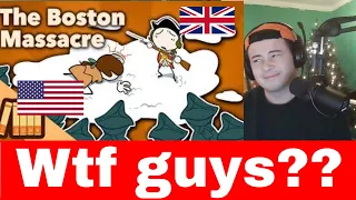 American Reacts The Boston Massacre - Snow and Gunpowder - Extra History