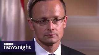 Hungary's Foreign Minister on Russia, Donald Trump and Brexit - BBC Newsnight