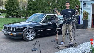 E30 Chassis Harness Removal