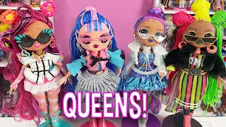 QUEENS!!!  LOL OMG Sways, Prism, Runway Diva and Miss Divine Dolls Reviews