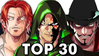 One Piece Top 30 Strongest Characters