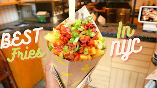 BEST French Fries in NYC | Pommes Frites | Belgian Fries | NYC Street Food