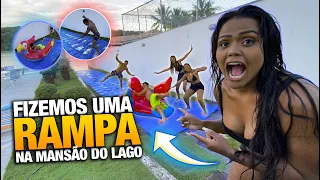 FIZEMOS UMA RAMPA NA MANSÃO DO LAGO !!!