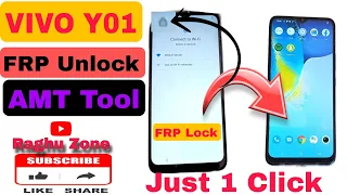 VIVO Y01 FRP Bypass AMT || Just 1 Click FRP Remove💯