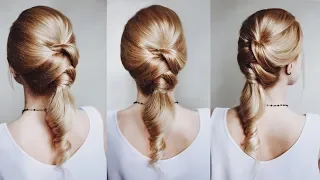 How to style  one-minute ponytail | Twisted ponytail idea you might love