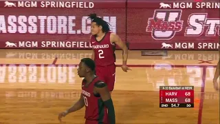 Malik Mack 32 Points, 6 Assists vs UMass | Full Highlights for Harvard 11-17-23