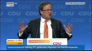 CDU-Parteitag: Grußwort des NRW-Vorsitzenden Armin Laschet am 9.12.2014