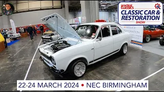 Practical Classics Restoration Show 2024 | Many Classic Cars at the NEC in Birmingham