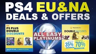 PS4 [NA&EU] PS PLUS Double Discounts  | All Easy Platinum Games