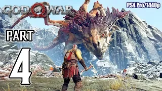 GOD OF WAR Walkthrough PART 4 (PS4 Pro) No Commentary Gameplay @ 1440p ✔