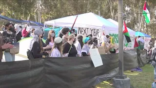 UCSD students establish encampment