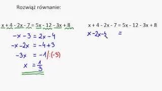 Rozwiązywanie równań (3)