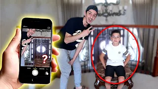 WE MADE HIM INVISIBLE!! **crazy magic trick**