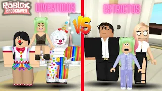 24 HORAS CON PAPÁS DIVERTIDOS VS ESTRICTOS ¿QUIENES SON MEJOR? BROOKHAVEN ROBLOX karola20