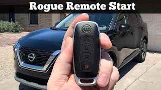 2023 - 2024 Nissan Rogue - How To Use Remote Start Feature On Remote Key Fob