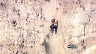 Rescue Caught on Video: Hiker and His Dog Rescued on Los Angeles Cliffside