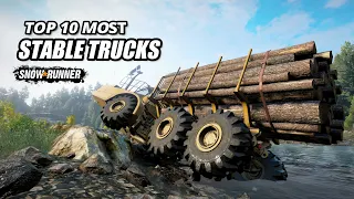 Snowrunner Top 10 Most Stable Trucks