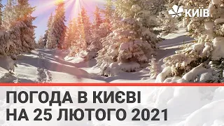 Погода в Києві на 25 лютого 2021