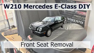 W210 Mercedes-Benz E-Class Front Seat Removal (1996-2002)