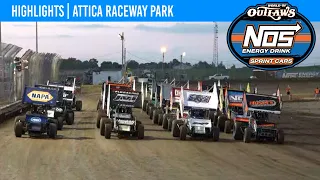 World of Outlaws NOS Energy Drink Sprint Cars Attica Raceway Park July 12, 2022 | HIGHLIGHTS