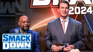 JBL and Teddy Long announce the fourth round of the WWE Draft: SmackDown highlights, April 26, 2024