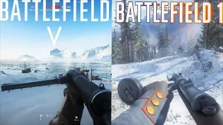 Battlefield 5 VS Battlefield 1 Graphic Comparison