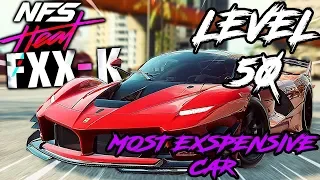 Need for Speed HEAT - MOST EXPENSIVE CAR - Ferrari FXX-K Evo UNLOCKED! (Level 50 Crew)