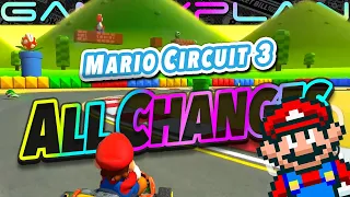 All Changes & Differences in Mario Circuit 3! - Mario Kart 8 Deluxe Booster Course Wave 2 Analysis