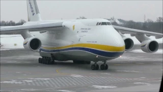 ✈ Антонов Ан-124 приземлился в городе Лодзь, Польша - Транспорт