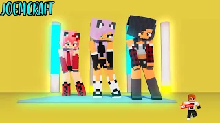 SEXY APHMAU FRIENDS CREW | KC, MICHI, APHMAU | TUTU DANCE | HERO TONIGHT DANCE - Minecraft Animation