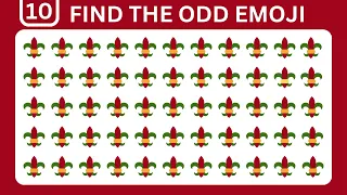 Find the odd one out emoji in these odd emoji quiz #oddoneout #emojichallenge #puzzlegames #quiz.