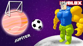 Jupiter Geldi!! Gol At ve Güçlen - Panda ile Roblox Goal Kick Simulator