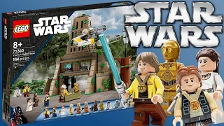 Обзор на набор LEGO STAR WARS  Star Wars 75365 База повстанцев на Явине 4