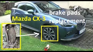 How to replace front brake pads | Mazda CX-3 | replacement