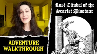 Adventure Walkthrough: Lost Citadel of the Scarlet Minotaur (Shadowdark RPG)